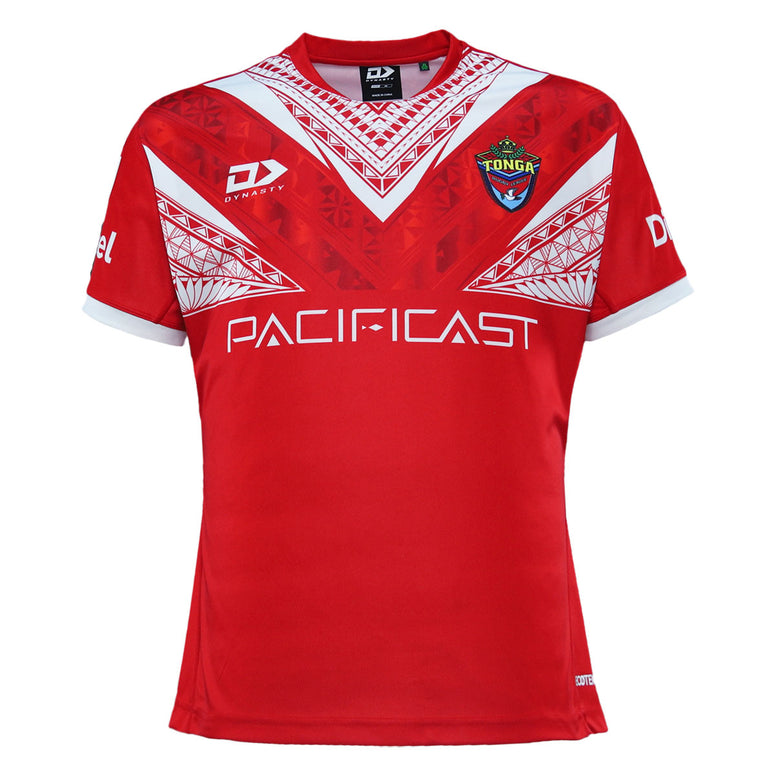 2023 Tonga Rugby League Mens Replica Home Jersey-FRONT