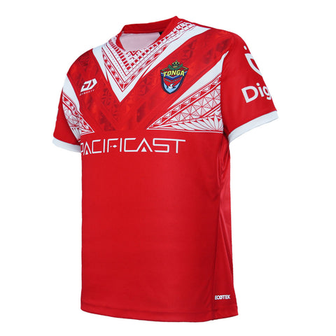 2023 Tonga Rugby League Mens Replica Home Jersey-LEFT