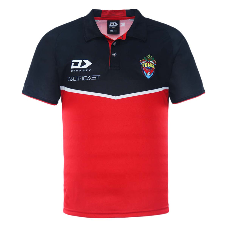 2022 Tonga Rugby League World Cup Media Polo-FRONT