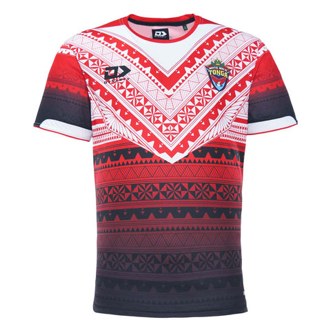 2022 Tonga Rugby League World Cup Mens Warm Up Tee