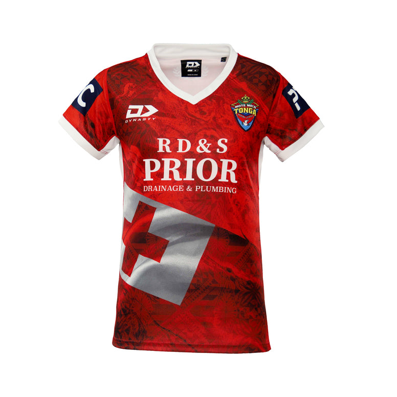 2022 Tonga Rugby League Ladies Replica Home Jersey-FRONT