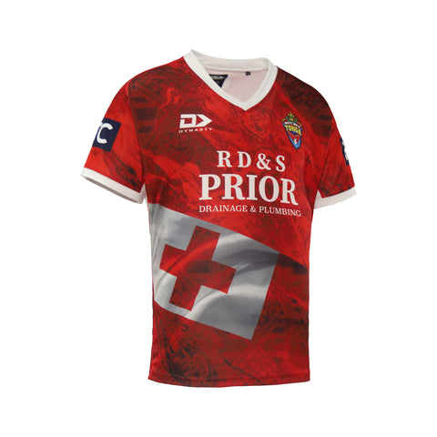 2022 Tonga Rugby League Mens Replica Home Jersey-RIGHT
