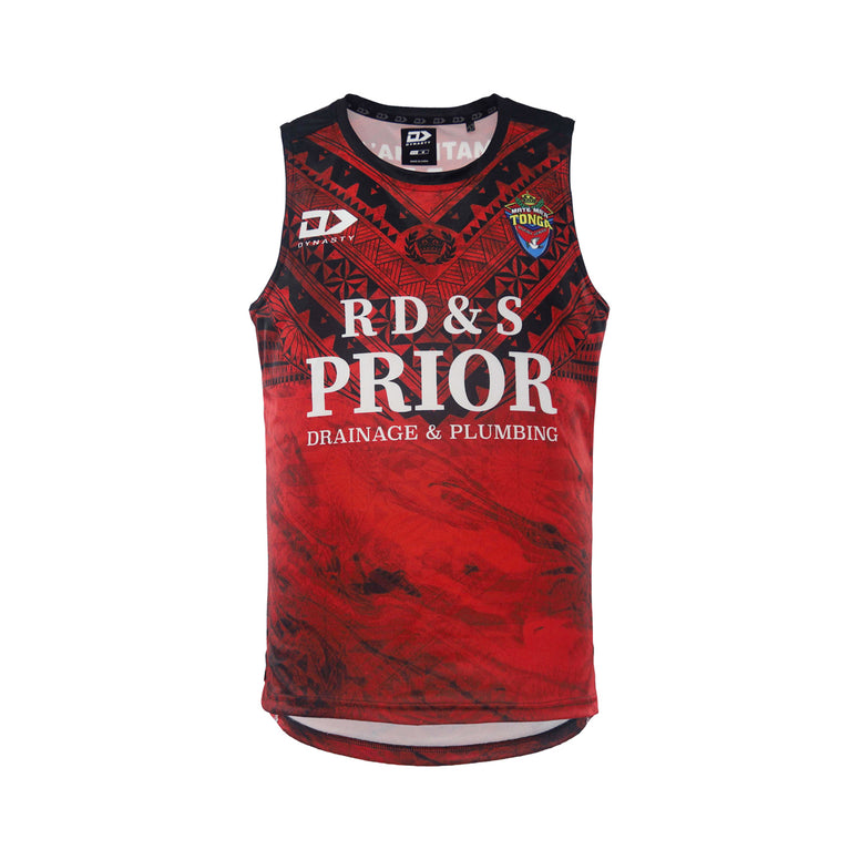 2022 Tonga Rugby League Training Singlet-FRONT